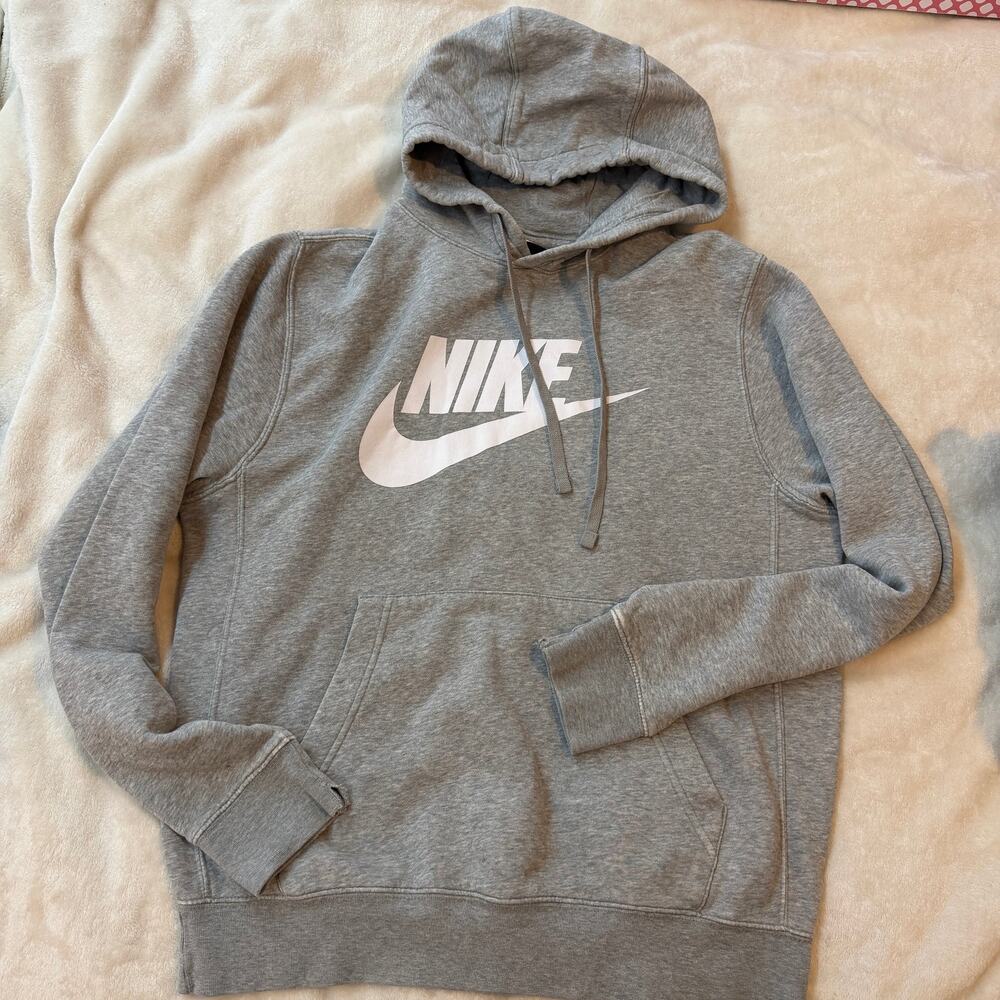 Grey Nike hoodie men's size small